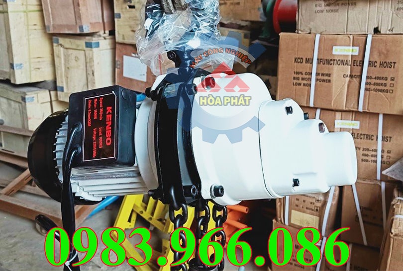 pa lăng xích điện 500kg 1 pha-220V