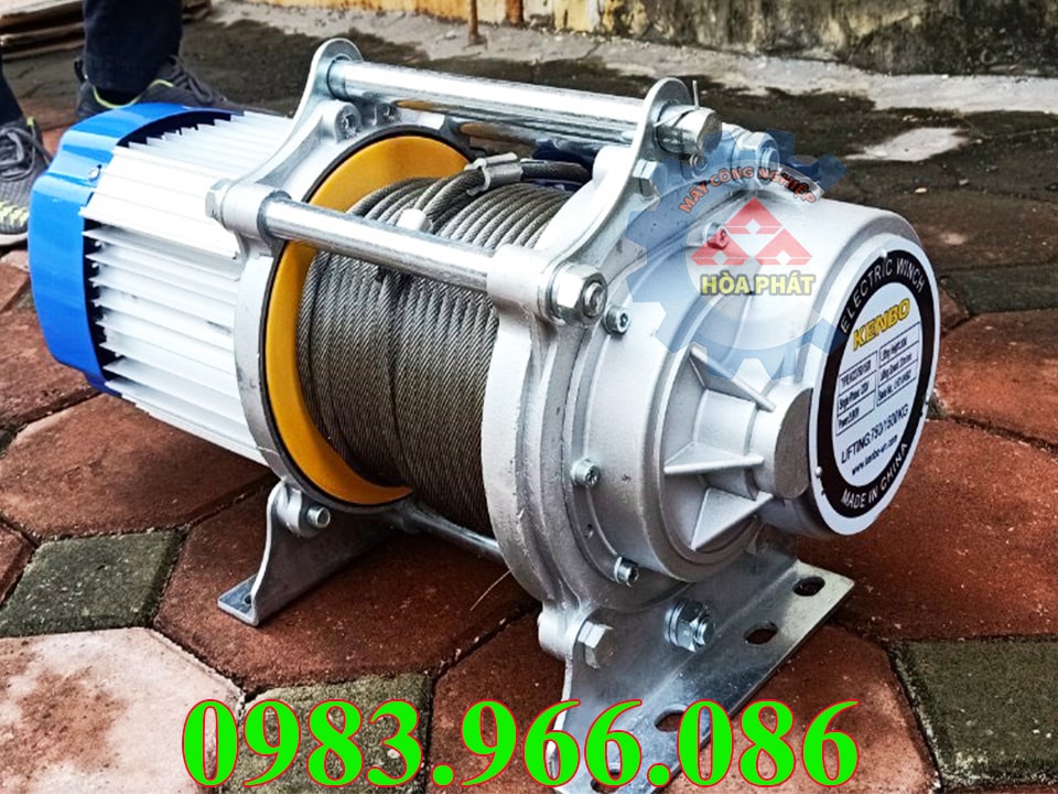 Tời điện đa năng nhanh KCD750/1500 nâng 1 tấn